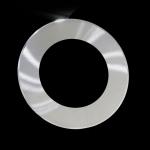 Cigarette Processing Carbide Slitter Blades Double Cutting Edge 80x50x0.3mm