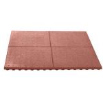 Fall Protection Rubber Horse Stall Tiles 50 X 50cm Thickness 4cm With Drainage