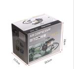 Small Metal Air Compressor 140psi Black andd Silver Pump For Car