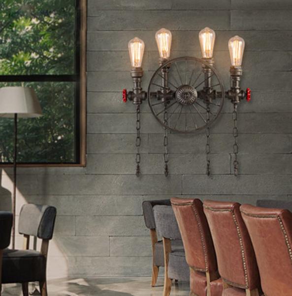 Buy cheap Loft style Steampunk decoration retro wall lamp vintage industrial lamp （WH-VR-89) from wholesalers