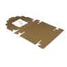 Buy cheap Food Grade Kraft Takeaway Bakery Cake Packaging Boxes with Clear Window and Custom Logo from wholesalers