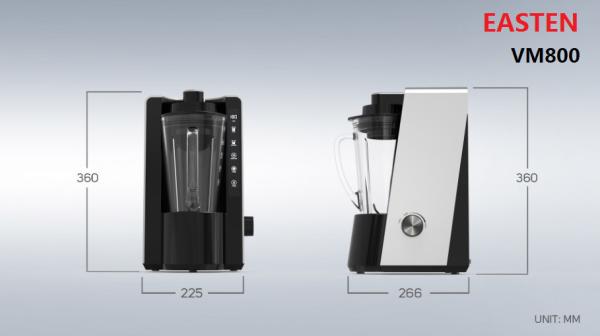 Buy cheap Easten BPA free Tritan Vacuum Blender Juicer/ 800W 1.2 Litres Household Vacuum Blender Juicer With High Boro from wholesalers