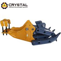 Buy cheap Custom Excavator Hydraulic Rotating Grapple Log / Ironware Grab For Excavator product