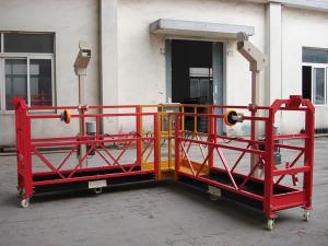 Wholesale 90 Degree Red Steel Rope Suspended Platform Cardle for Building Cleaning from china suppliers