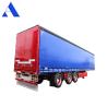 Buy cheap 11R22.5 Tire 3 Axle PVC Curtain Side Shipping Container Shandong 40ft Van Box Semi Trailer with Standard 28Ton Landing Gear from wholesalers