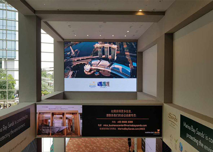 Wall Mounted Type Indoor LED Displays 2x2 3x3 Video Wall Screen IP30