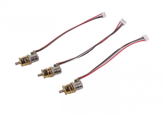 2 Phases Bipolar Geared Stepper Motor With D Shaft / Lead Screw Shaft