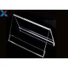 Buy cheap V Shape Clear Acrylic Tabletop Sign Holders , Meeting Acrylic Table Tent Holders from wholesalers