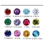 Synthetic Cubic Zirconia Loose Gemstones For Jewelry Birthstone Round Cut 4mm
