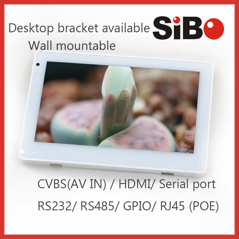 Rooted 7 inch Android tablet pc with RS485 RS232 GPIO for Industrial control