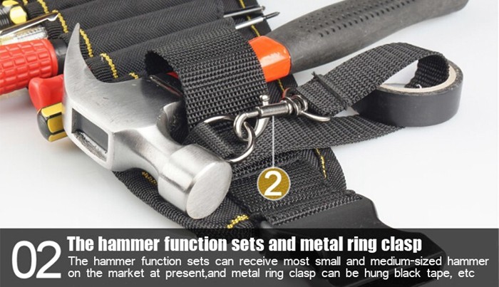 600D Practical Electrician Tool Bag Embroidery Logo 60*14.5cm Customized Color