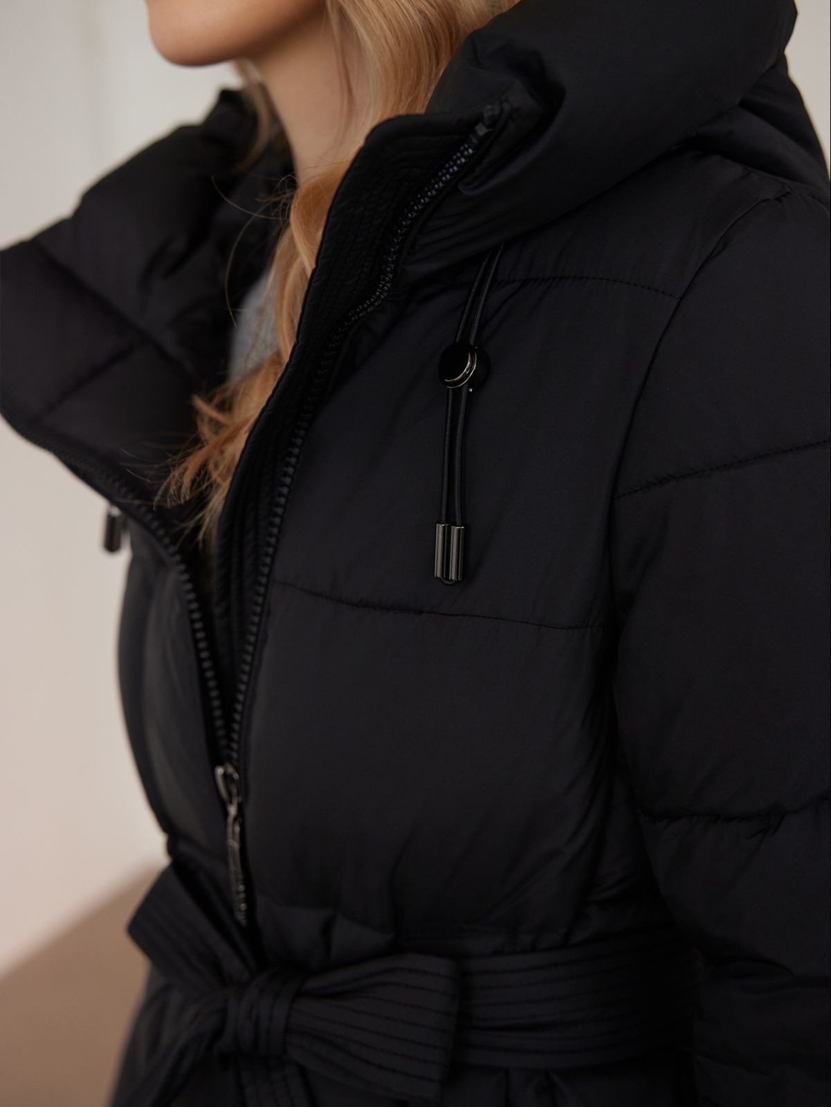Women Long Coat Winter Warm Coat Down Or Biodown Or Bio Fluff Coat For Winter Hooked Water Proof And Windproof For Cold Winter Dark Colour