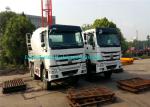 Whilte Truck Mounted Cement Mixer Machine Concrete Mixer Vehicle Eaton Motor