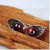 Buy cheap Thai Vintage Sterling Silver 10mm Round Red Garnet Hoop Earrings (E11061RED) from wholesalers