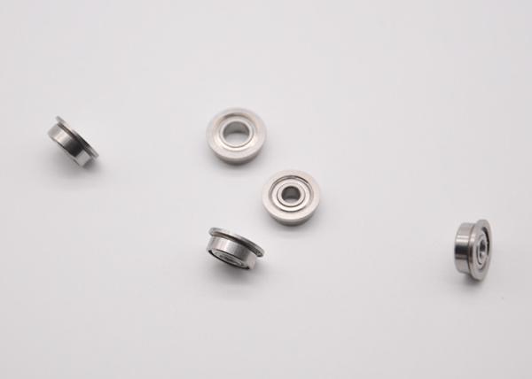 Buy cheap ABEC-1 F604ZZ Open ZZ Flanged Ball Bearing Radial Load Direction ISO9001 from wholesalers