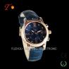 Buy cheap Colorful leather band lady fashion gold watch with UAE style for promotion from wholesalers