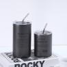 Buy cheap 12oz Straight Mugs Ice Coffee Tumbler Stainless Steel Thermos Insulated Coffee Tea Mug Beer Drinking Cup With Straw Lid from wholesalers