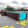 Buy cheap 8m Above Ground Steel Container Pool Family Swimming Pool for Backyard Relaxation from wholesalers