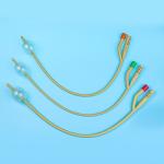 Silicone Coated Latex Foley Balloon Catheter 2 Way For Urology Surgery