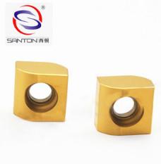 Buy cheap Golden And Grey Black Purple P25 Indexable Milling Inserts ISO9001 Carbide Milling Inserts from wholesalers