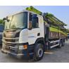 Buy cheap 2020 Zoomlion Concrete Pump Truck Used with 52M Maximum Cloth Height on Scania Chassis from wholesalers