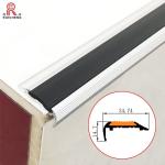 Slip Resistant Aluminium Stair Nosing Edge Trim 7mm Height Anodized