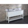 Buy cheap White Carrara Custom Bathroom Vanity Tops Sleek Modern Design Stain Resistant from wholesalers