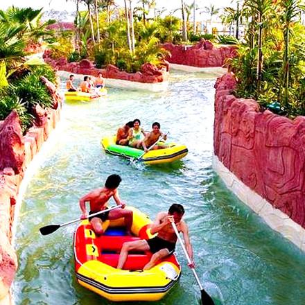 Buy cheap 100-1000m Length Water Park Lazy River For 1-2 People Per Raft from wholesalers