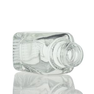 Buy cheap Rectangle Square Serum Dropper Glass Bottle S028B Cosmetic Packaging 30ml from wholesalers