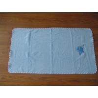 Buy cheap woven terry faric blue embroidered bath towels,towel factory product