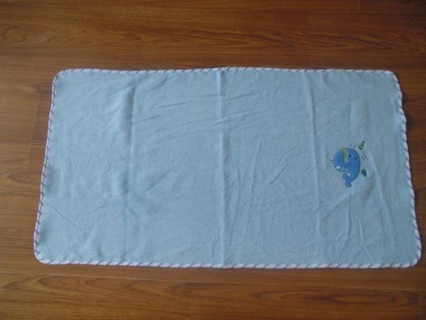 Buy cheap woven terry faric blue embroidered bath towels,towel factory from wholesalers