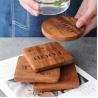 Buy cheap Acacia Wood Coaster - Creative Nordic Style Tableware Durable Wooden Heat Insulation Mat from wholesalers