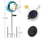 IP65 Solar Moon Garden Light