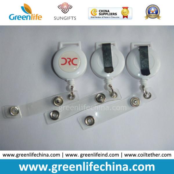 Buy cheap Factory Direct White Lanyard Badge Reel for ID System Security from wholesalers