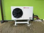 12KW White Galvanized Sheet ≤40Db Air To Water Heat Pump With Floor Pipes