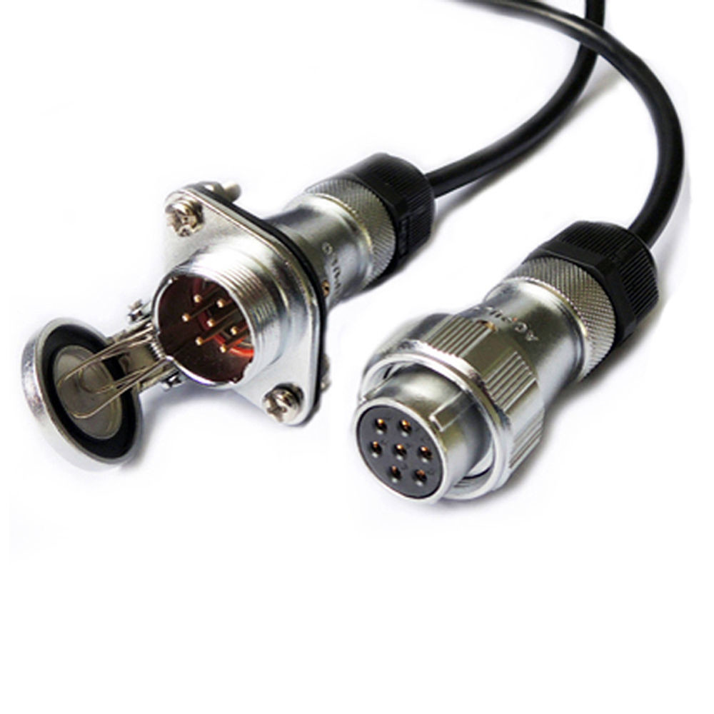 OD 5.0mm 7 Pin Female Connector Toyota Spiral Cable