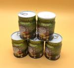 Custom Printed Drum Shape Coffee Tin Cans Metal Tin Bottle