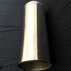 Buy cheap Slivery Galvanized Exhaust Pipe Polished Surface Treatment Non Alloy High Grade SS Material from wholesalers