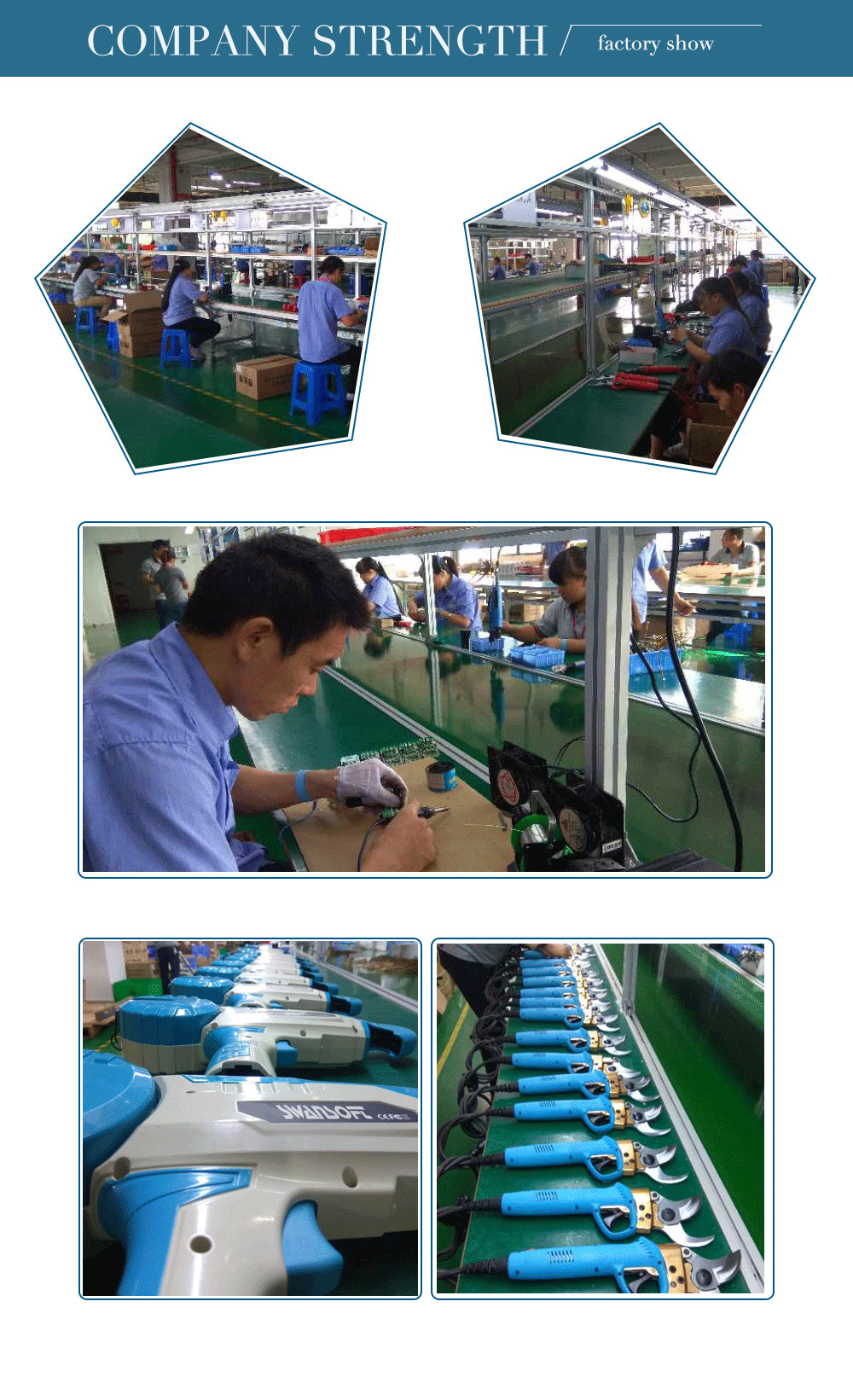 Swansoft Fast Charging Function Electric Tying Machine/Binder for vineyard