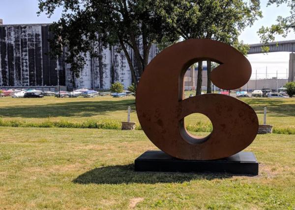Buy cheap Metal Decorative Number Sculpture Corten Steel Garden Sculpture Rusty Finish from wholesalers