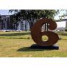Buy cheap Metal Decorative Number Sculpture Corten Steel Garden Sculpture Rusty Finish from wholesalers