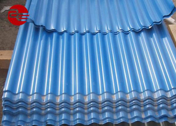 Buy cheap 4*8 Colour Coated Roofing Sheets For Decorative Corrugated Metal Wall Panels from wholesalers