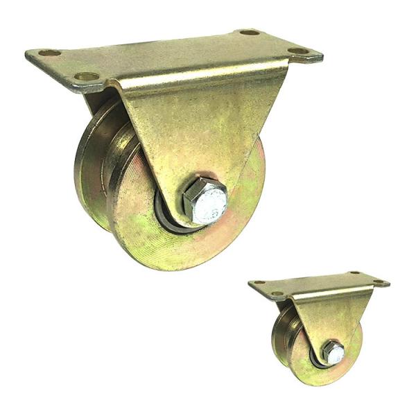 Buy cheap 330lbs Loading 50mm Industrial Metal Wheels H Groove from wholesalers