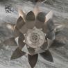 Buy cheap Stainless Steel Lotus Sculpture Large Polished Metal Flower Statues Home Decoration Modern Art from wholesalers