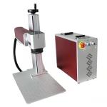 Buy cheap 20W Mini Metal Desktop Fiber Laser Marking Machines For Plastic/ ABS/ PVC/ Steel jewelry silver gold watch printe from wholesalers