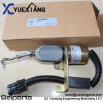 Excavator Spare Parts 4942879 Flamout Switch SD008A2 Electric Stop Solenoid For