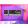 Buy cheap Purple And Pink Inflatable Bounce House / Blow Up Trampoline With Basketball Frame from wholesalers