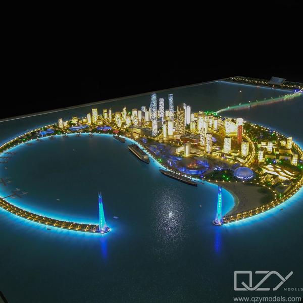 Buy cheap Hainan Airline Architecture Model City 1/1000 Nanhai Island landscape from wholesalers