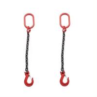 Buy cheap Grade 80 Adjustable G80 6mm Single Leg Chain Sling for Lifting Diameter 8mm product