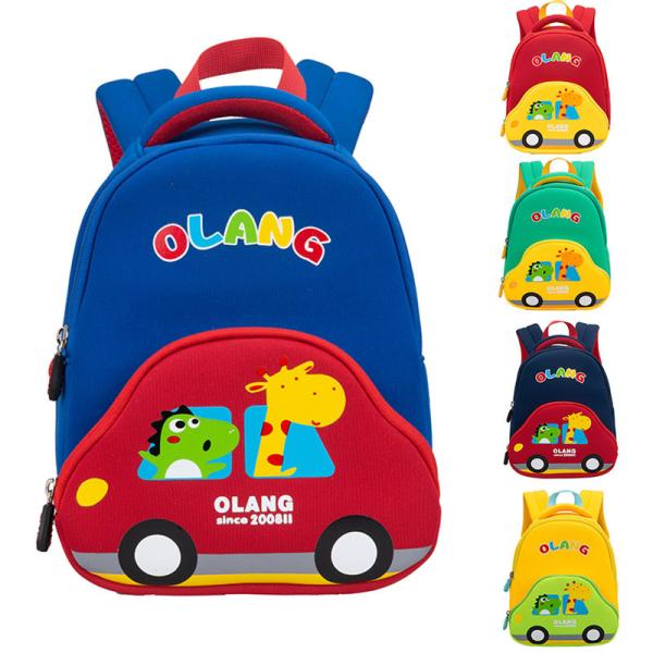 Buy cheap Anti Lost Waterproof Kids Backpack 3D Car Schoolbags 2 Sizes 400g from wholesalers